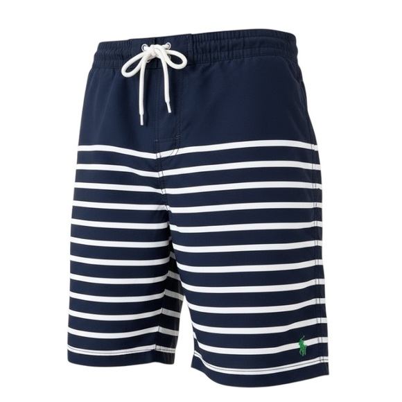 Polo Ralph Lauren Navy and White Swim Trunks Size XL - Picture 1 of 7